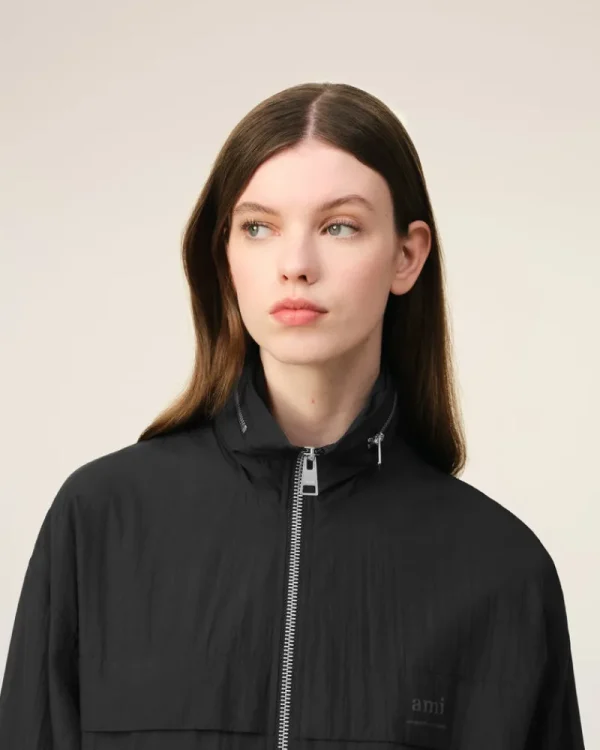 Sale Ami Alexandre Mattiussi Windbreaker Women Coats & Jackets | Coats & Jackets