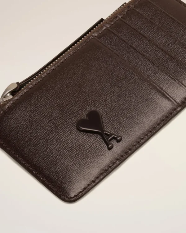 Best Sale Ami de Coeur Zipped Card Holder Women Card Holders | Small Leather Goods