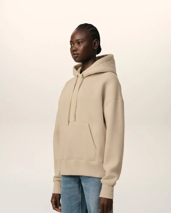 Online Beige Cotton Ami de Coeur Hoodie Women Sweatshirts & Hoodies | Ami De Coeur