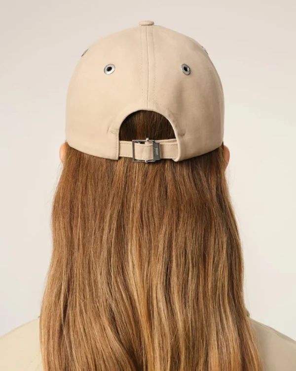 Outlet Beige Cotton Ami de Coeur Embroidery Cap Women Caps | Ami De Coeur