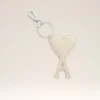 Online Beige Leather Ami de Coeur Keyring Women Ami De Coeur | Key Rings