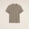 Outlet Beige Rib Jersey Short Sleeve T-Shirt T-shirts & Polos