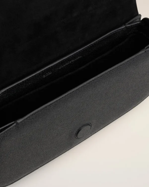 Sale Black Leather Crossbody Paris Paris Bag Women Messengers & Backpacks | Crossbody Bags