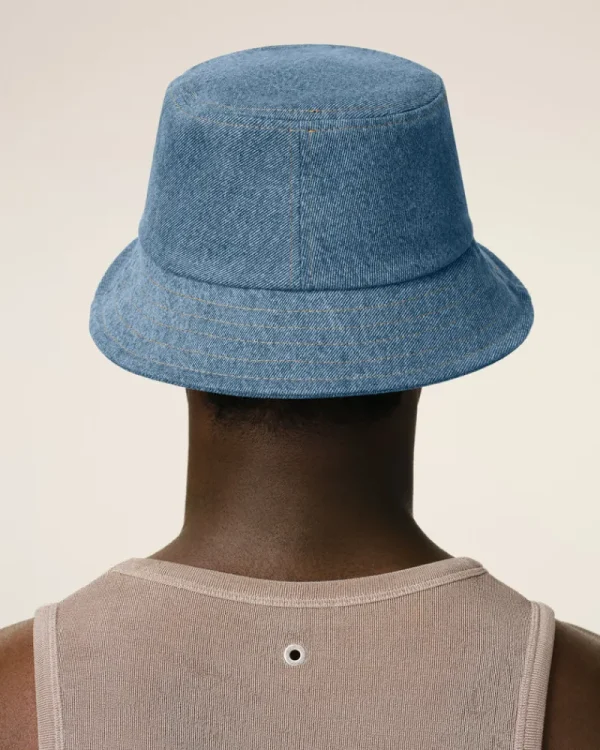 Hot Blue Cotton Ami de Coeur Embroidery Bucket Hat Women Hats & Beanies | Ami De Coeur