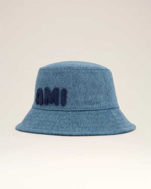 Hot Blue Cotton Patch Bucket Hat Women Hats & Beanies | Ami De Coeur