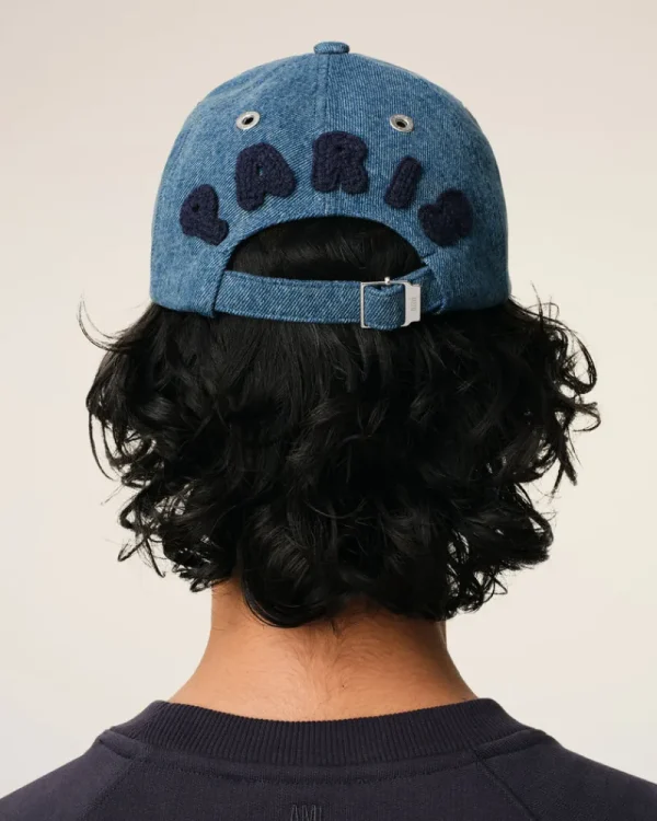 Store Blue Cotton Patch Trucker Cap Women Caps | Caps