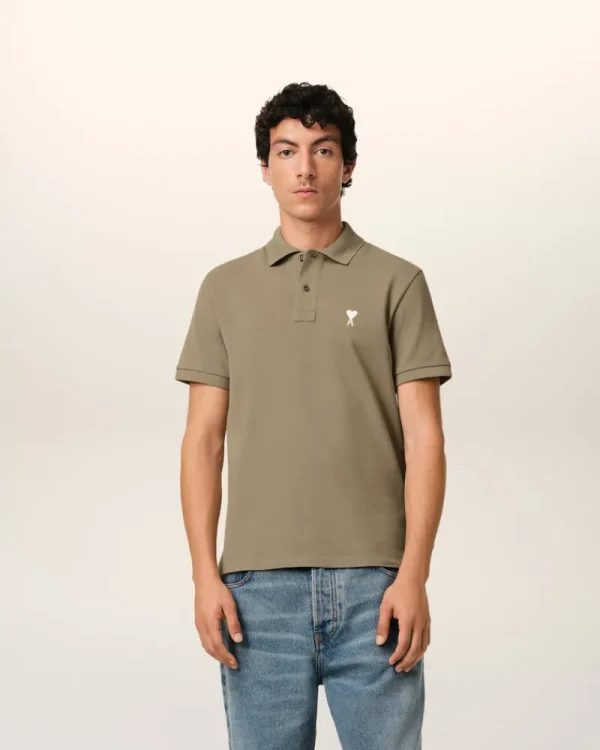 Sale Green Cotton Ami de Coeur Polo Shirt T-shirts & Polos | Ami De Coeur