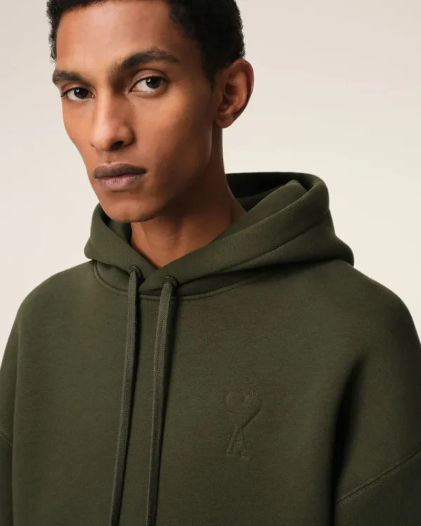 Best Sale Green Cotton Ami de Coeur Hoodie Women Sweatshirts & Hoodies | Ami De Coeur
