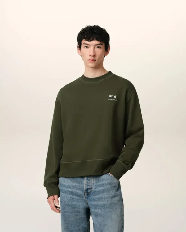 Fashion Green Cotton Sweatshirt Sweatshirts & Hoodies