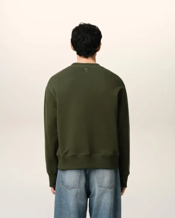 Fashion Green Cotton Sweatshirt Sweatshirts & Hoodies