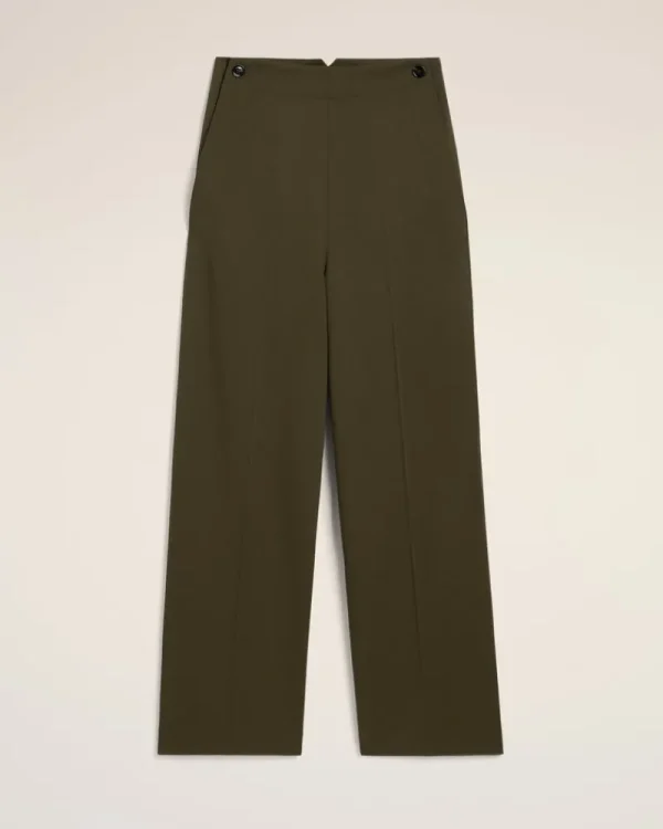 Online Green Wool Sailor Trousers Trousers