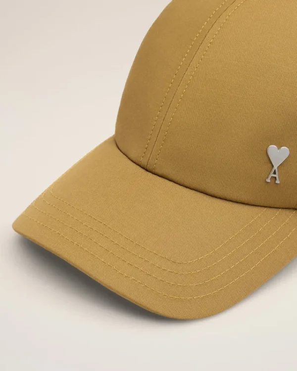 Clearance Mustard Twill Ami de Coeur Stud Cap Women Caps | Ami De Coeur