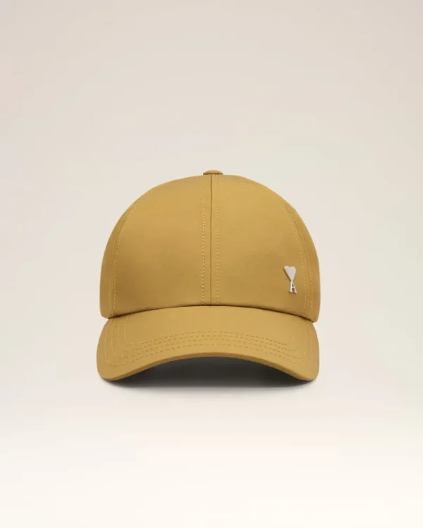 Clearance Mustard Twill Ami de Coeur Stud Cap Women Caps | Ami De Coeur