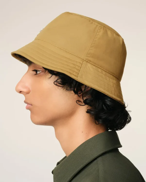 Best Sale Mustard Twill Ami de Coeur Stud Bucket Hat Women Hats & Beanies | Ami De Coeur