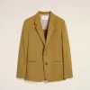 Best Sale Mustard Wool Semi-Lined Jacket Tailoring | Coats & Jackets