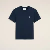 New Navy Cotton Ami de Coeur T-Shirt T-shirts & Polos | Ami De Coeur