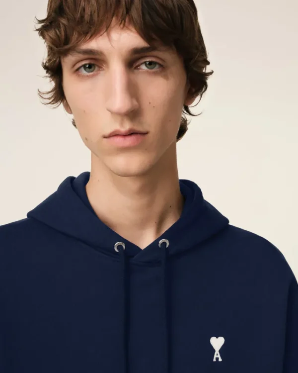 Discount Navy Cotton Ami de Coeur Hoodie Sweatshirts & Hoodies | Ami De Coeur