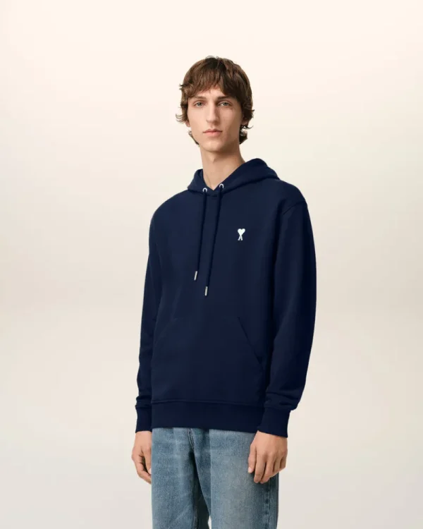 Discount Navy Cotton Ami de Coeur Hoodie Sweatshirts & Hoodies | Ami De Coeur