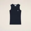 Cheap Navy Cotton Rib Ami de Coeur Tanktop T-shirts & Polos | Ami De Coeur