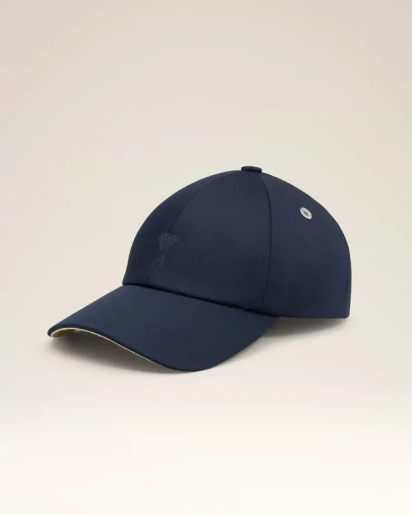 Fashion Navy Cotton Tonal Ami de Coeur Embroidery Cap Women Caps | Ami De Coeur