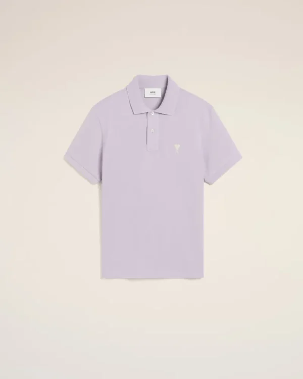 Shop Purple Cotton Ami de Coeur Polo Shirt T-shirts & Polos | Ami De Coeur