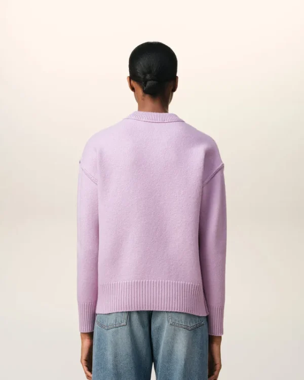 Fashion Purple Wool Ami de Coeur Sweater Women Sweaters & Cardigans | Ami De Coeur