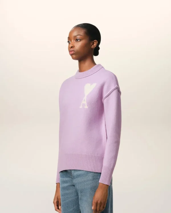 Fashion Purple Wool Ami de Coeur Sweater Women Sweaters & Cardigans | Ami De Coeur