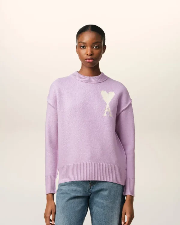 Fashion Purple Wool Ami de Coeur Sweater Women Sweaters & Cardigans | Ami De Coeur