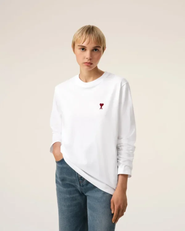 Store Cotton Ami de Coeur Long Sleeves T-Shirt Women T-shirts & Polos | Ami De Coeur