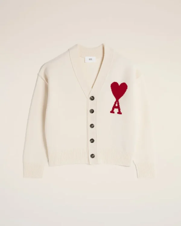 Flash Sale White Wool Ami de Coeur Cardigan Women Sweaters & Cardigans | Ami De Coeur