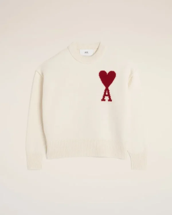 Shop White Wool Ami de Coeur Sweater Women Sweaters & Cardigans | Ami De Coeur